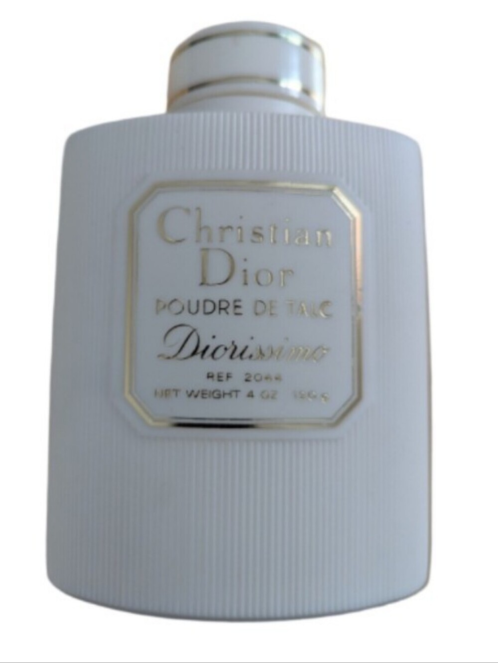 CHRISTIAN DIOR White Poudre de Talc Diorissimo Talc Powder Vintage